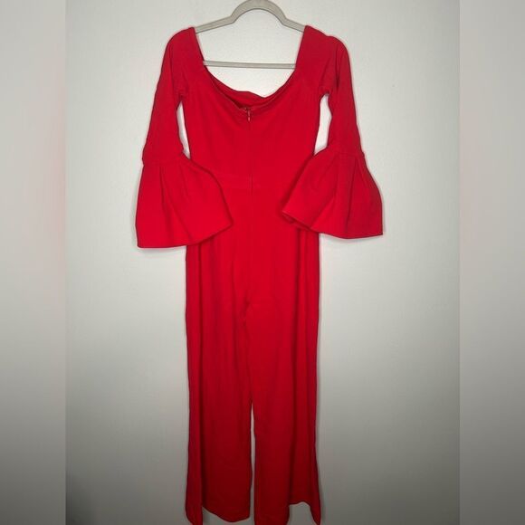 Alexis Astoria Bell Sleeve Off The Shoulder Jumpsuit - Picture 5 of 6